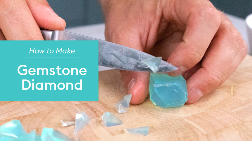 Video Recipe: How to Make a Gemstone Soap Diamond